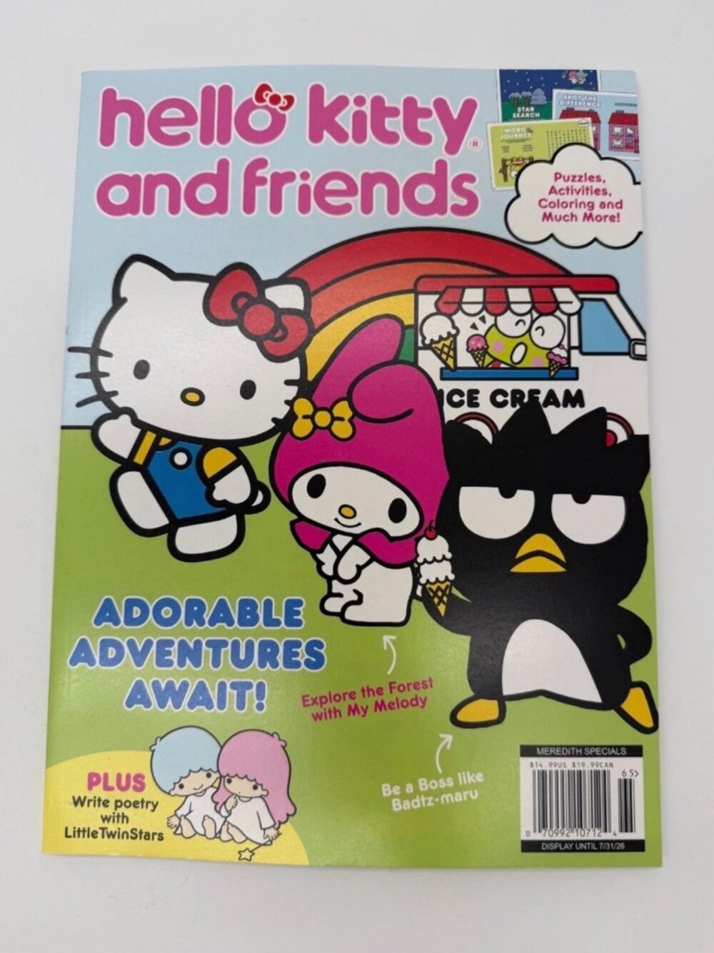 Hello Kitty and Friends Magazine Puzzles, Activities + Coloring NEW SHIPS FAST
